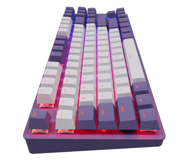 DARK PROJECT KD87A Violet/White G3MS Sapphire - 1197543 - zdjęcie 2